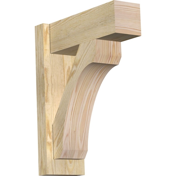 Ekena Millwork Legacy Block Rough Sawn Outlooker, Douglas Fir, 6"W x 16"D x 20"H OUT06X16X20LEC05RDF - main